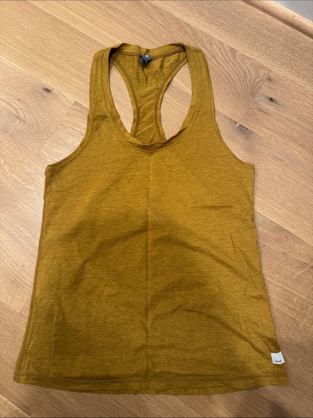 Vuori Women’s Racerback Tank Top - Mustard small